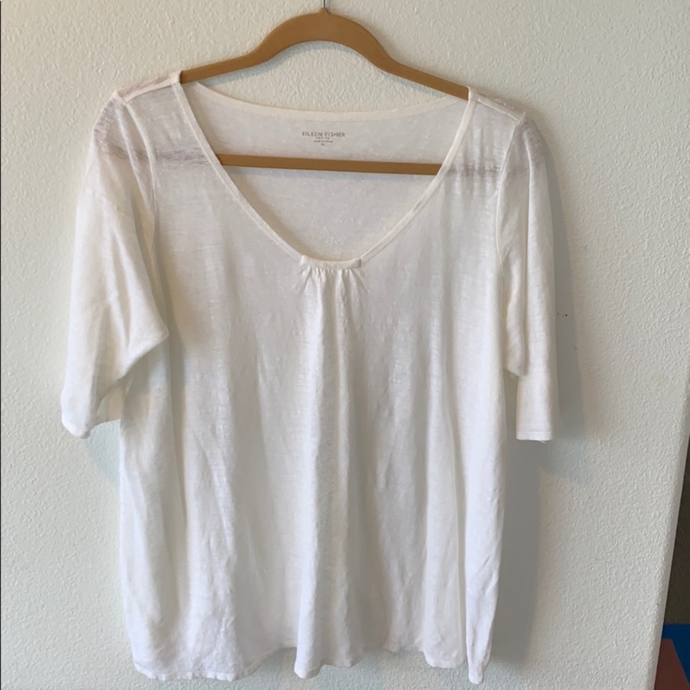Eileen Fisher White Tee